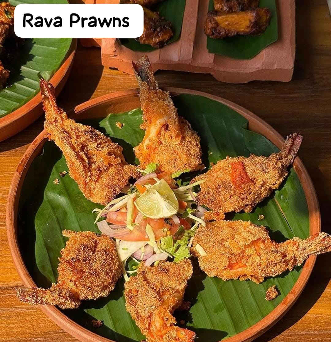 Variety of Prawns