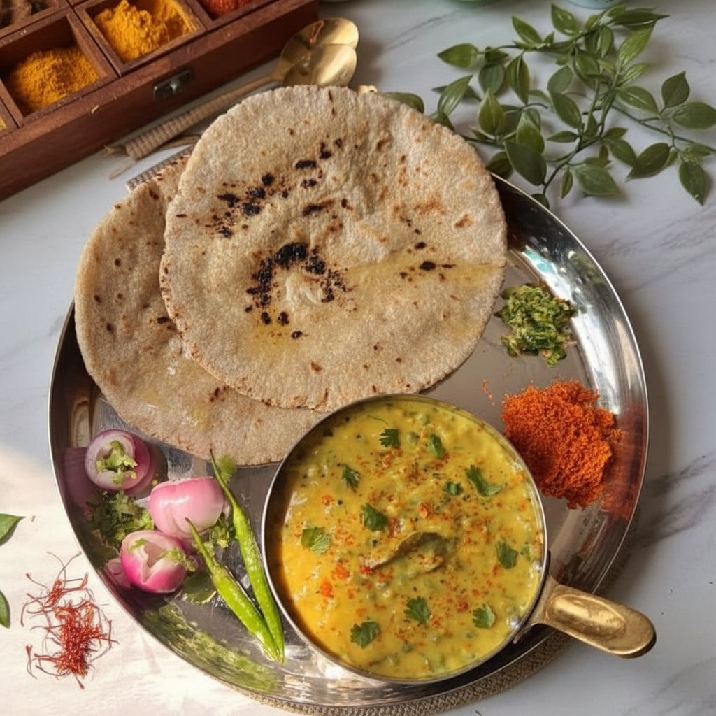 Pithal & 2 Bhakri Thali