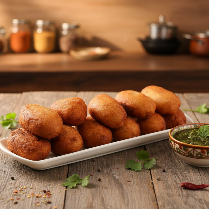 Bread Roll with chutney (5 pcs)