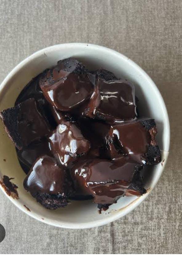Whole Wheat Brownie Bites with Double Chocolate Ganache (7 Pcs)