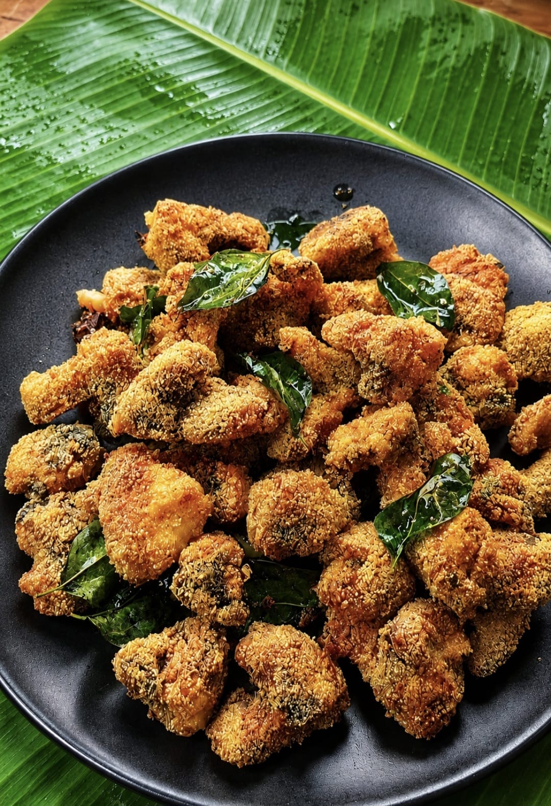 Goan masala Rawa fry Mashroom (20-25 nos.)