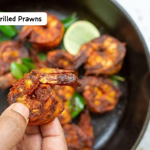 Variety of Prawns