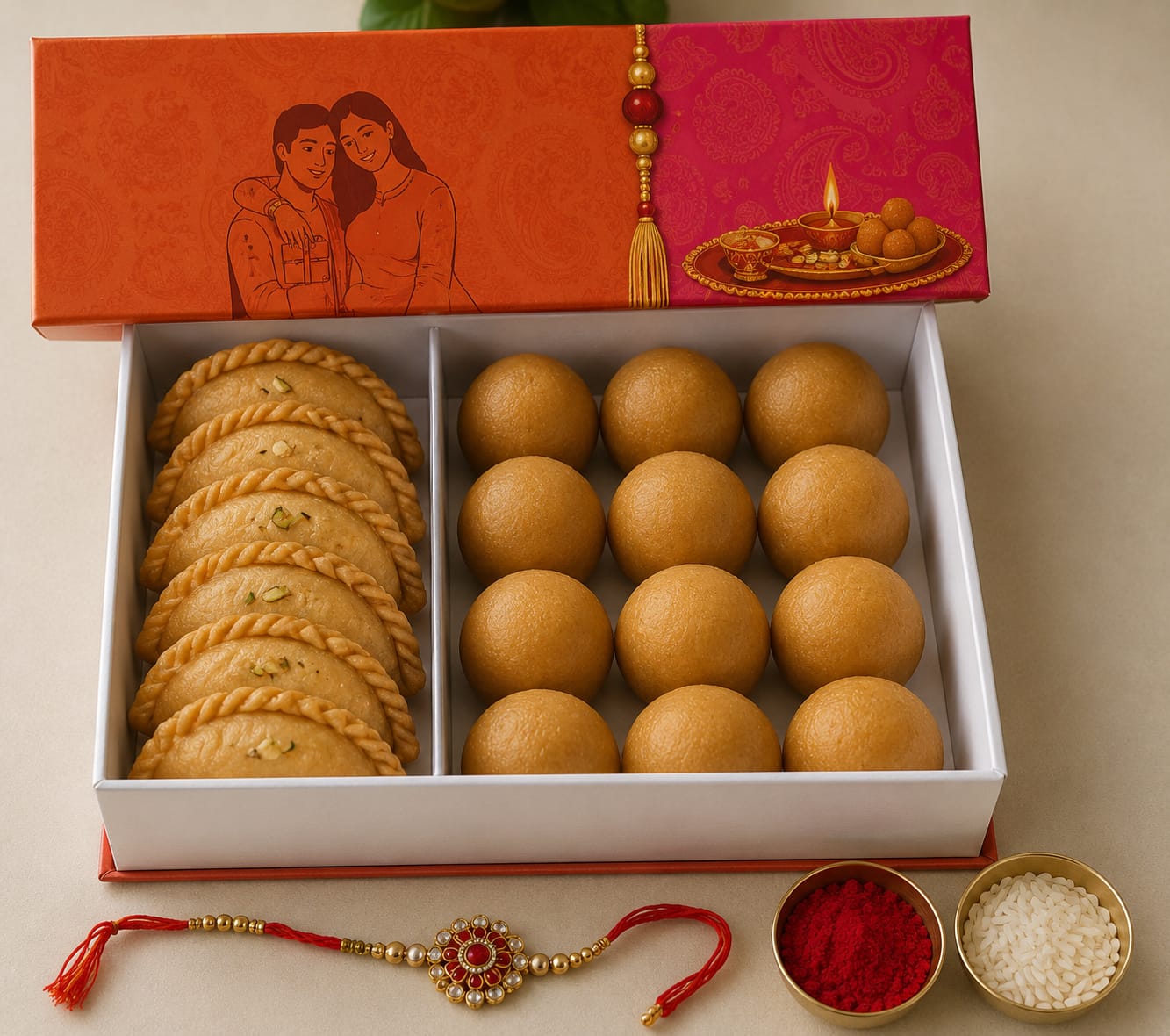 Mixed Sweet Box - 500 gm