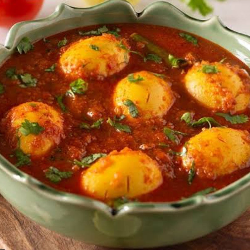 Egg Curry & Rice