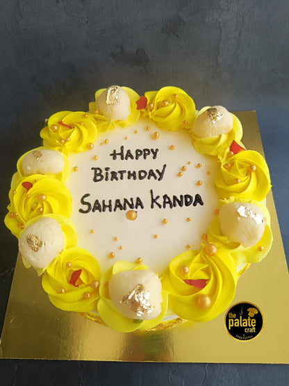 Eggless Rasmalai Cake