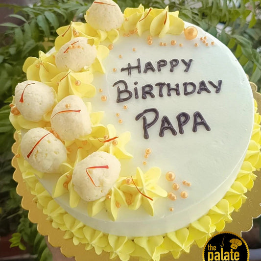 Eggless Rasmalai Cake