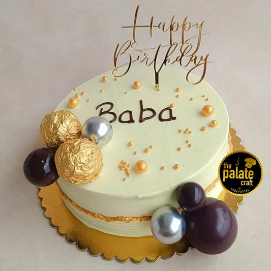 Eggless Rasmalai Cake