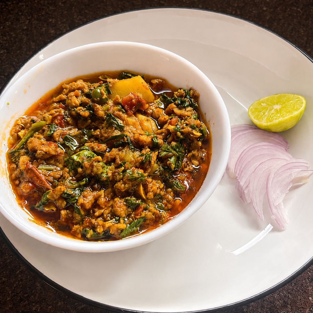 Mutton Keema with 2 Ghee Paratha