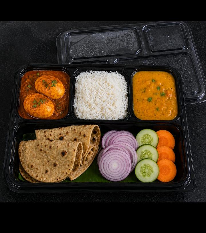 Egg Curry Thali