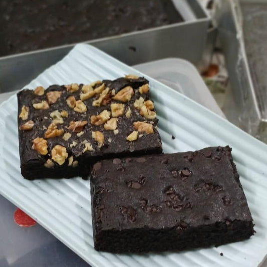 Choco chip & Walnut Brownies(pack of 2)