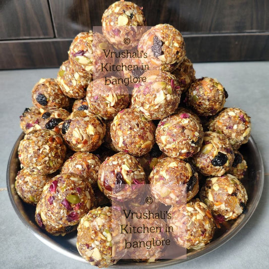 Dry fruits ladoos  ( Sugar & Jaggery free)