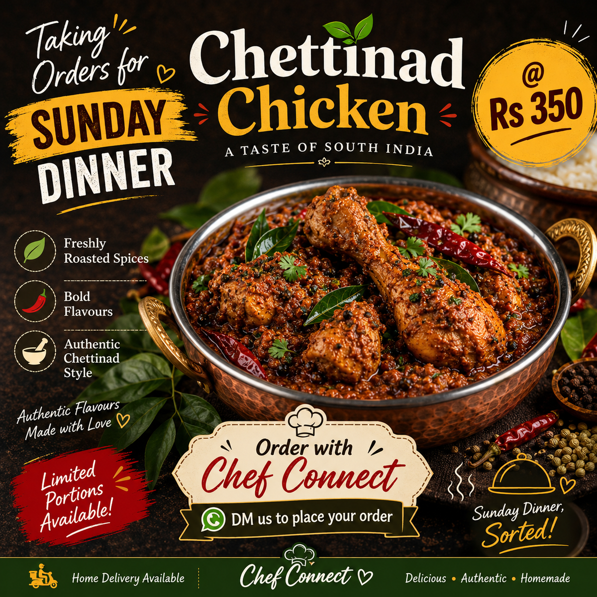 Chettinad Chicken (400ml)