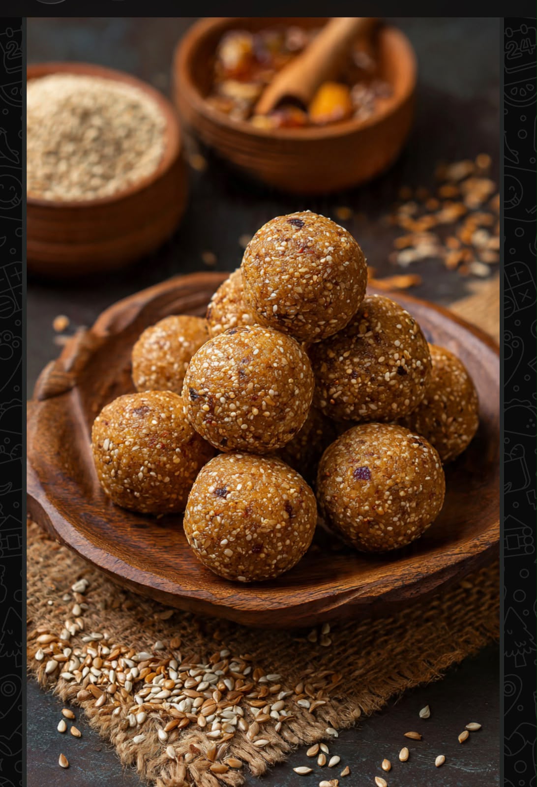 Flaxseed ladoo (250g)