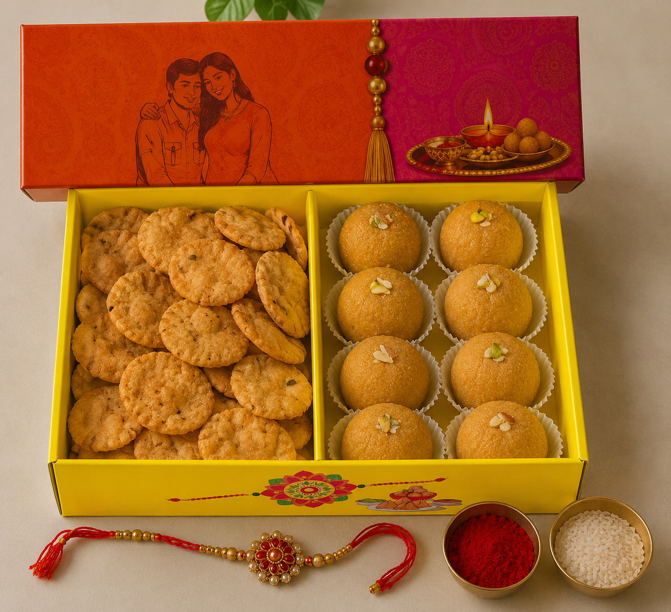 Sweet & Savouries Box - 500 gm