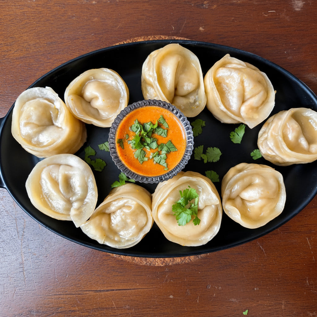 Authentic Veg Momo (10Pcs)