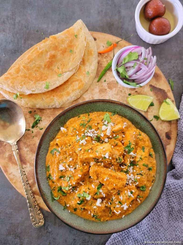 Paneer Lababdar with Missi Roti